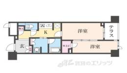 スプランディッド五条堀川間取り図面