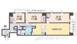 ジオ大津京町間取り図面