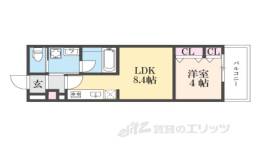 ＧｒａｃｉａｓＣｏｕｒｔ樟葉ＮＯＲＴＨ間取り図面