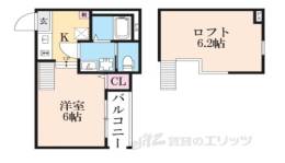 THE LOTUS COURT墨染間取り図面