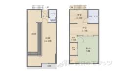 六地蔵紺屋町7-4店舗間取り図面