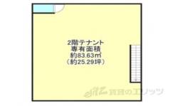 湖南市水戸町貸テナント１間取り図面