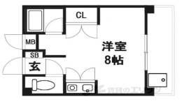 サンふくむらびる２間取り図面