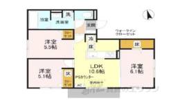 ＧＲＡＭＭ墨染　Ａ棟間取り図面