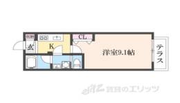 アチーブ下津林間取り図面