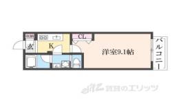 アチーブ下津林間取り図面
