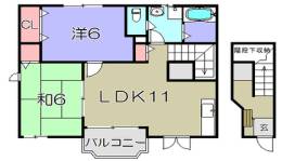カルフールⅡ間取り図面