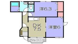 カルフールⅡ間取り図面