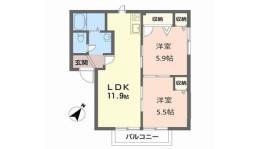 きぬがさ　21間取り図面