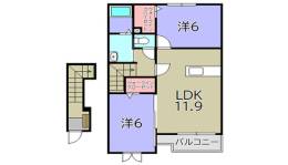グリシーヌ アビテ間取り図面