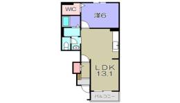 クレール聖徳A間取り図面