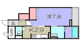 コンプリーション　アンソレイエ間取り図面