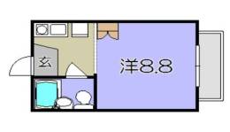 幸ハイツ弐番館間取り図面