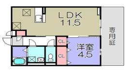 セジュールアースマーシⅢ間取り図面