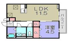 セジュールアースマーシⅢ間取り図面