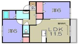 セジュールアースマーシⅣ間取り図面