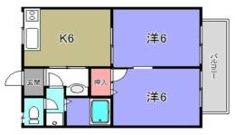 ナガヤマハイツ弐番館間取り図面
