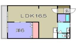 南方マンション間取り図面