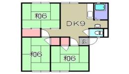 ハイツ豊道間取り図面