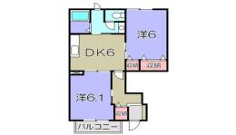 パティオ・アンソレイエ・W間取り図面