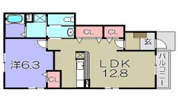 ボンヌ　ジュルネ間取り図面