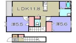 メゾン・ド・Au　１間取り図面