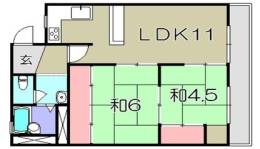 八日市ハイツ間取り図面