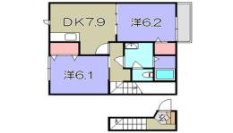 ラフィネシャトレー1番館間取り図面