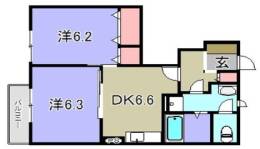 ラフィネシャトレーⅡ番館A間取り図面