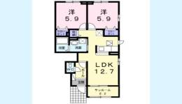 プラシード緑町間取り図面