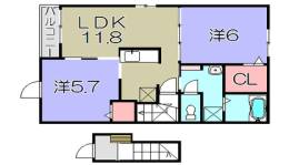 パラディヴェール間取り図面