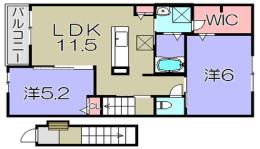 パラシオⅡ間取り図面