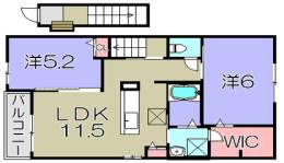 パラシオⅡ間取り図面
