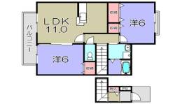 パシフィックドリームB棟間取り図面