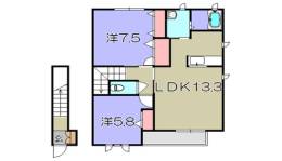 サンクレスト  カキミ間取り図面