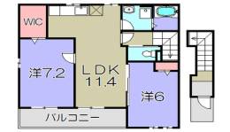 コーポ勢多七番館間取り図面