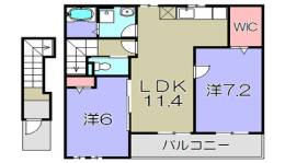 コーポ勢多七番館間取り図面