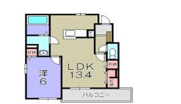 ジェルメ　ハナミヅキⅡ間取り図面