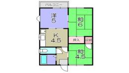 アイビハイツＡ棟間取り図面