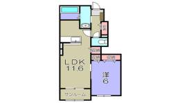 プラシード緑町ⅢA間取り図面