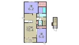 プラシード緑町ⅢＢ間取り図面