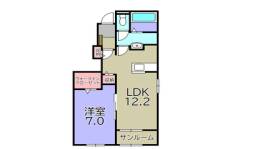 フローラ愛知川間取り図面
