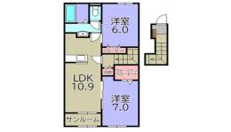 フローラ愛知川間取り図面