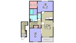 プラシードN間取り図面