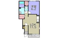 サニーハウスHagiwaraⅣ間取り図面