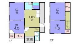 貸家間取り図面