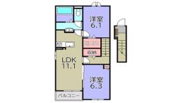 メゾンルミネ五個荘Ⅰ間取り図面