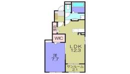 ウォーク，ドント　ラン間取り図面