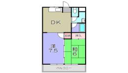 川崎マンション弐番館間取り図面