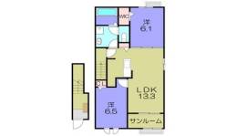 リアン　近江間取り図面